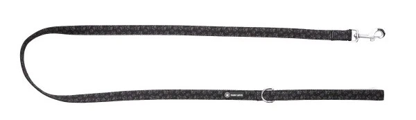 Smycz dla psów Paw Love M 150 x 2 cm Czarna (5714156139358) - obraz 2