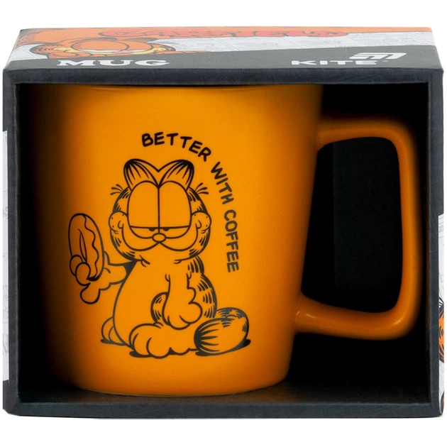 Чашка Kite Garfield GF25-212, 390 мл - Фото 1 Чашка Kite Garfield GF25-212, 390 мл - изображение 1