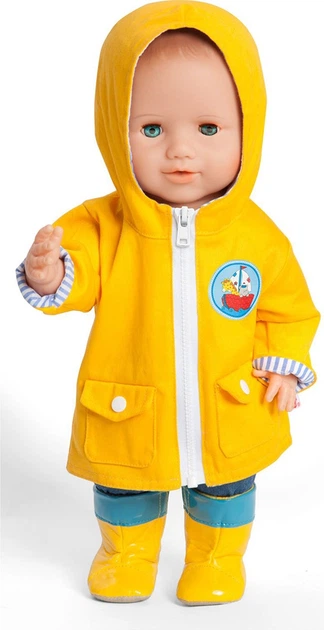 Płaszcz przeciwdeszczowy dla lalek Heless dwustronny 28-35 cm 1520064 (4001949015250) - obraz 2