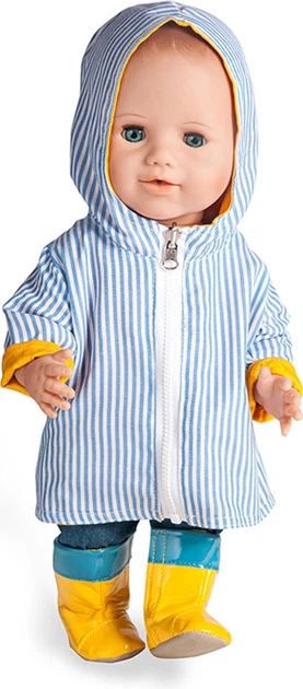 Płaszcz przeciwdeszczowy dla lalek Heless dwustronny 28-35 cm 1520064 (4001949015250) - obraz 3