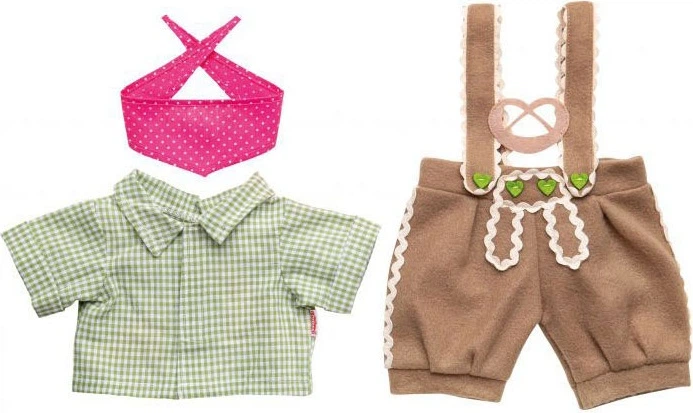 Zestaw ubranek dla lalek Heless Doll z koszulą i szalikiem 28-35 cm 1520421 (4001949011146) - obraz 2