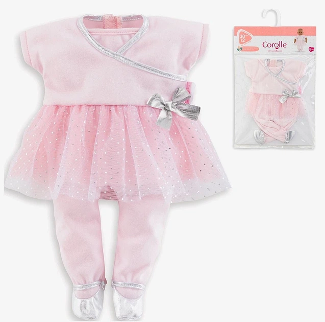Костюм для ляльки Corolle для спортивного танцю Рожевий 30 см 5610458 (4062013110721) - зображення 3