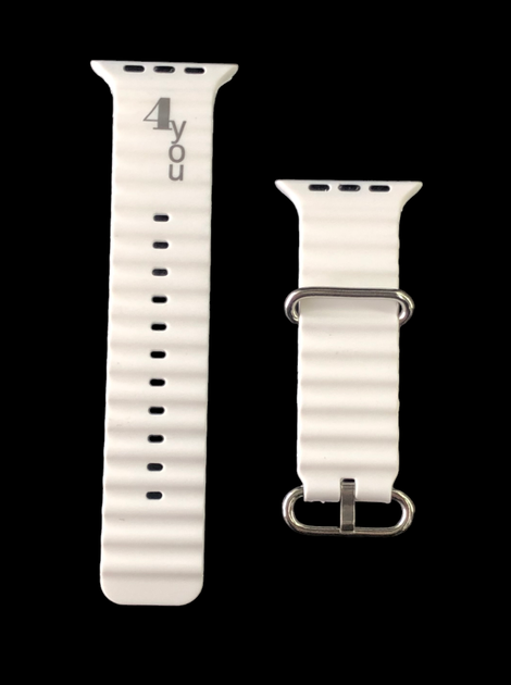 Розумний смарт годинник Smart Watch 4you FUSION екран 2.2" метал корпус з функцією дзвінків перегляд повідомлень Snowflake - зображення 4