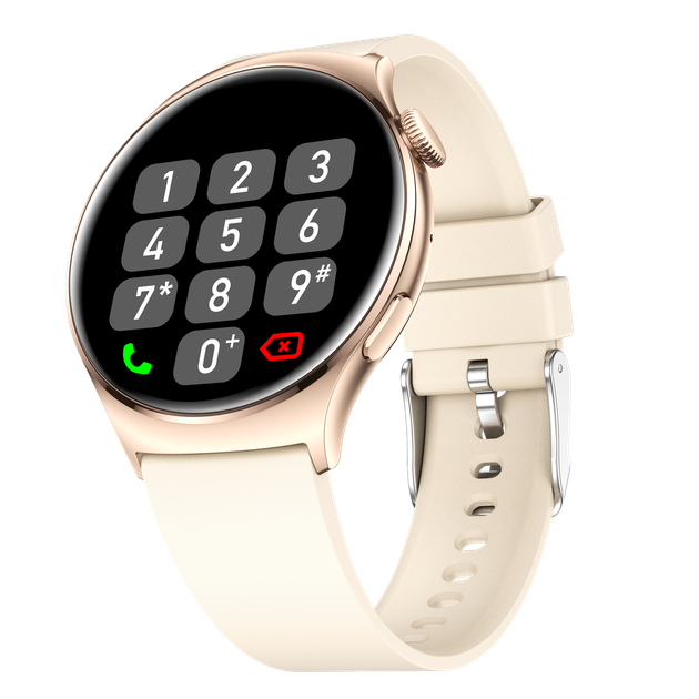 Умные смарт часы Smart Watch 4you SPACE круглый экран 1.43" AMOLED с функцией звонков просмотр уведомлений PURE GOLD - Фото 3 Умные смарт часы Smart Watch 4you SPACE круглый экран 1.43" AMOLED с функцией звонков просмотр уведомлений PURE GOLD - изображение 3