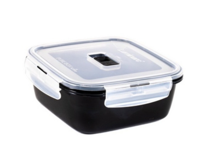 Контейнер LUMINARC Pure Box Active Black квадратний 760 мл (V1474) - Фото 1 Контейнер LUMINARC Pure Box Active Black квадратний 760 мл (V1474) - зображення 1