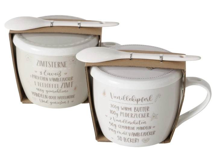 Kubek Boltze Home z pokrywką i łyżeczką beżowy 600 ml (5902973456882) - obraz 6