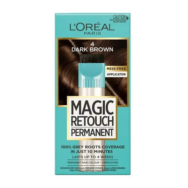 Перманентный стик для окрашивания отросших корней L'Oréal Paris Magic Retouch Permanent № 4 Dark Brown" - Фото 3 Перманентный стик для окрашивания отросших корней L'Oréal Paris Magic Retouch Permanent № 4 Dark Brown" - изображение 3