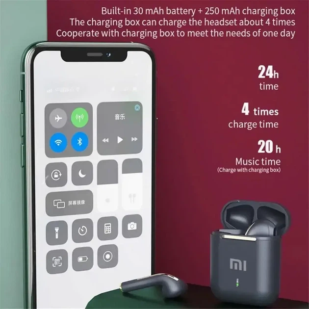 Беспроводные наушники J18 TWS. Для Android и IOS - изображение 3