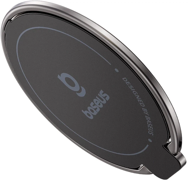 Uchwyt-pierścień Baseus MagPro II Tytanowy (6932172687502) - obraz 3