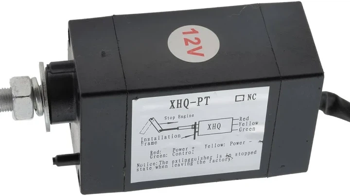 Соленоид (электромагнитный клапан) для дизельного генератора KY-XHQ-PT, 12V - изображение 2