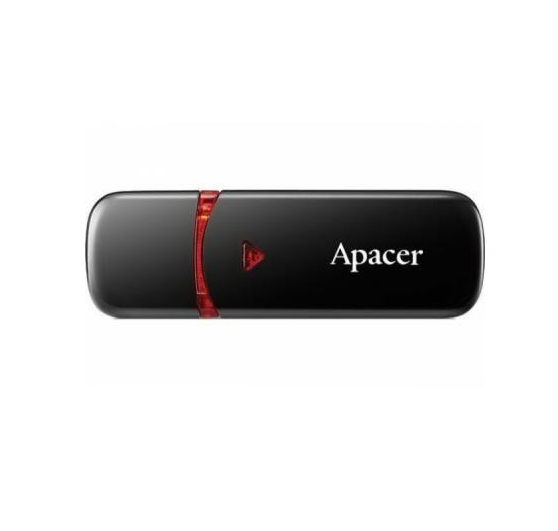 Флешка 32Гб USB 2.0 чорний AH333 Apacer - Фото 3 Флешка 32Гб USB 2.0 чорний AH333 Apacer - зображення 3
