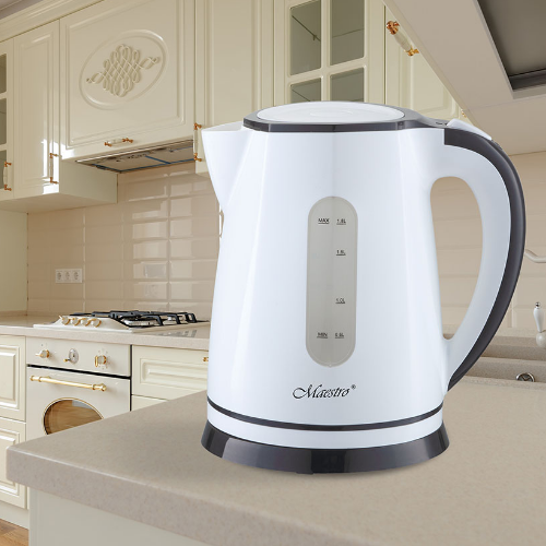 Електрочайник 1,8л 2000W (диск) білий MR-058-WHITE Maestro - изображение 3