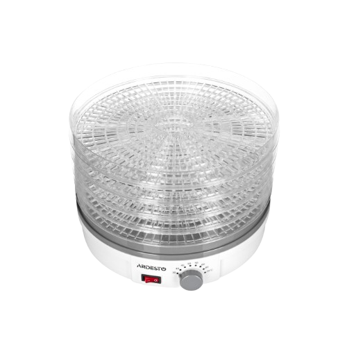 Сушарка для овочів і фруктів 245W (5 піддонів*h3см) d32см FDB-5320 Ardesto - Фото 2 Сушарка для овочів і фруктів 245W (5 піддонів*h3см) d32см FDB-5320 Ardesto - изображение 2