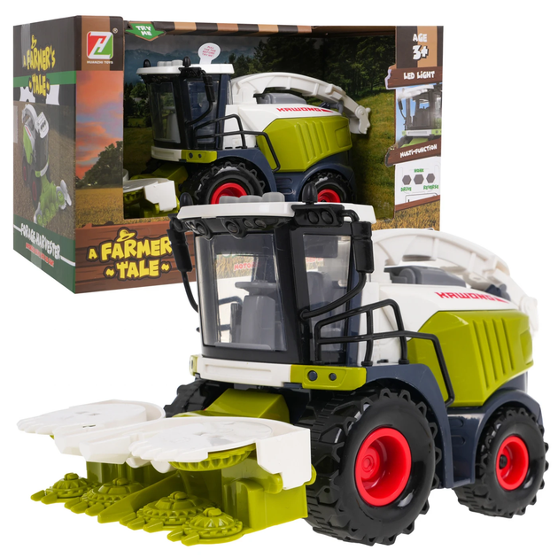 Дитячий комбайн зі звуковими та світловими ефектами Huanzhi Toys ZAU.550-1C, зелений - изображение 7
