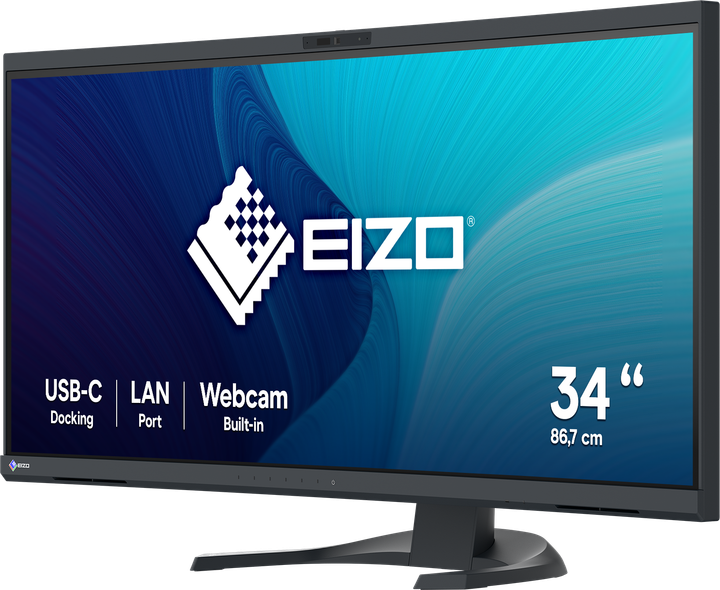 Monitor 34.1" EIZO FlexScan EV3450XC (EV3450XC-BK) - obraz 2