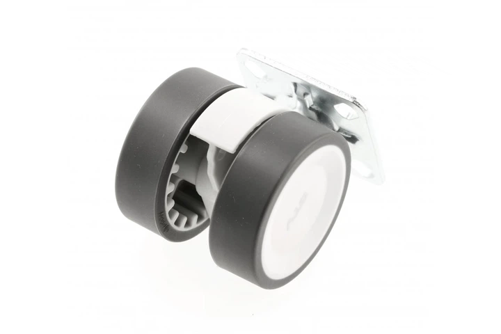 Ролик меблевий GTV KM-CIRCO-50MM-ZH-19 D-50 мм зі стопором Сірий (00064651) - изображение 3