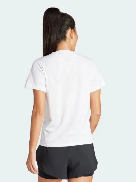 Спортивная футболка для фитнеса женская Adidas Designed for Training IT7419 S Белая (4067887278270) - изображение 2