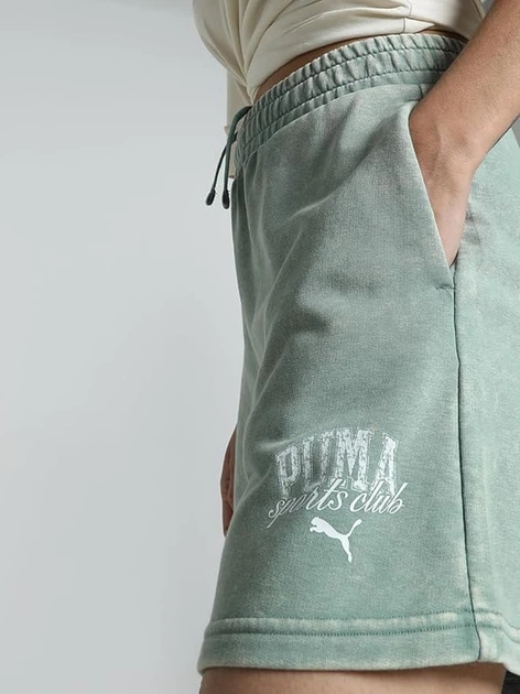 Спортивные шорты женские Puma Class Washed Shorts 5" Tr 68503530 XL Green Moon (4067983682339) - Фото 13 Спортивные шорты женские Puma Class Washed Shorts 5" Tr 68503530 XL Green Moon (4067983682339) - изображение 13
