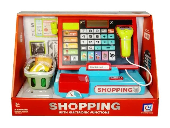 Zestaw do zadawy Chaoye Toys Kasa sklepowa z akcesoriami Q9917 (5902496216253) - Zdjęcie 1 Zestaw do zadawy Chaoye Toys Kasa sklepowa z akcesoriami Q9917 (5902496216253) - obraz 1
