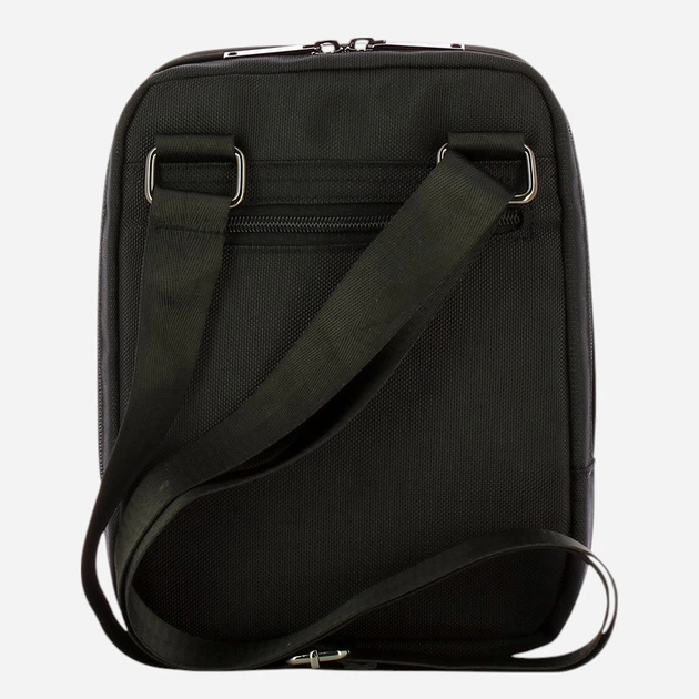 Сумка планшет через плече чоловіча тканинна Aeronautica Militare AM501-NE Чорна (800070307493) - зображення 2