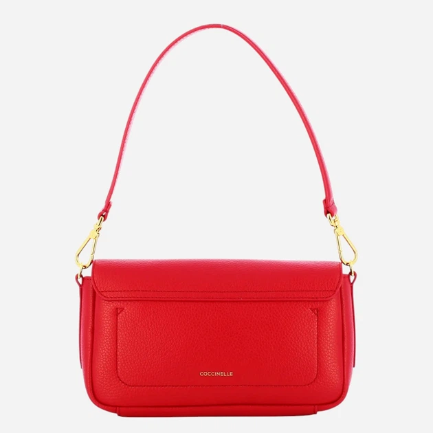 Torebka crossbody damska skórzana Coccinelle E1U4K120201-R02 Czerwona - obraz 2