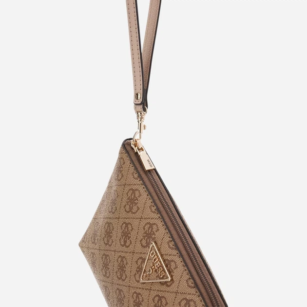 Torebka kopertówka damska mini Guess SWSG7459145-LTL Beżowa - obraz 2