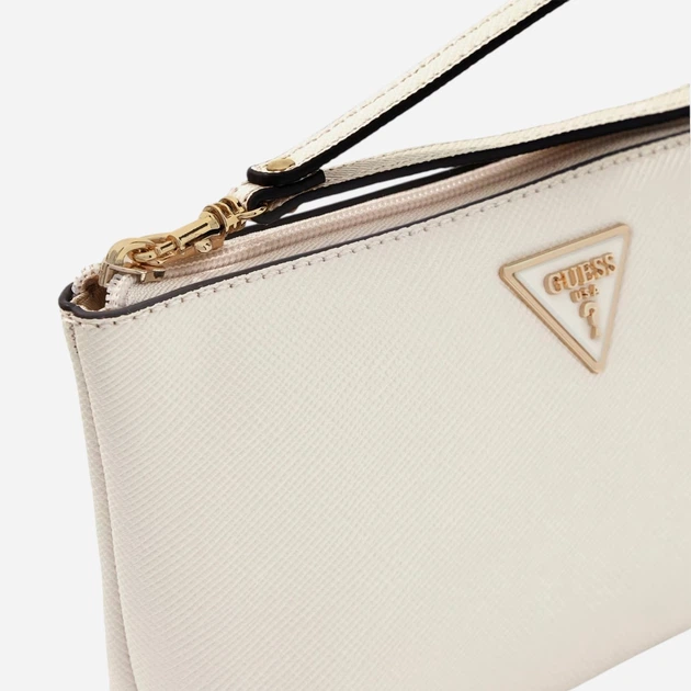 Torebka kopertówka damska mini Guess SWZG7459145-BON Biała - obraz 2