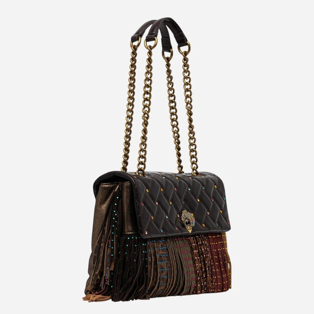 Torebka crossbody damska skórzana Kurt Geiger 5025339219-39 Brązowa - obraz 2