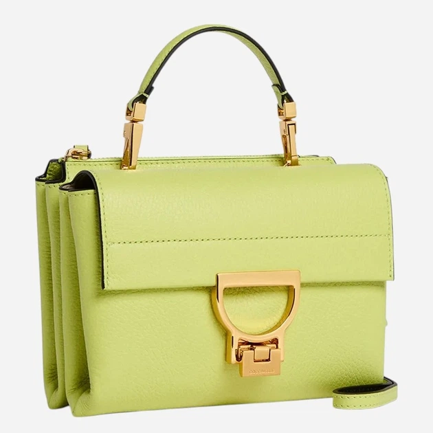 Torebka crossbody damska skórzana Coccinelle E1MD555B701-G70 Zielona - obraz 2