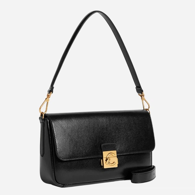 Torebka crossbody damska skórzana Coccinelle E1U4M120101-001 Czarna - obraz 2