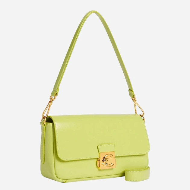 Torebka crossbody damska skórzana Coccinelle E1U4M120201-G70 Zielona - obraz 2