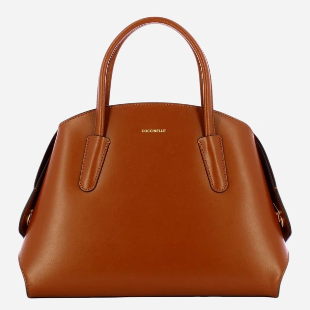 Сумка крос-боді через плече жіноча з натуральної шкіри середня Coccinelle E1U7K180201-W11 Коричнева (800070354136) - зображення 4