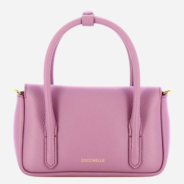 Torebka crossbody damska skórzana Coccinelle E5U4K580101-P19 Różowa - obraz 2