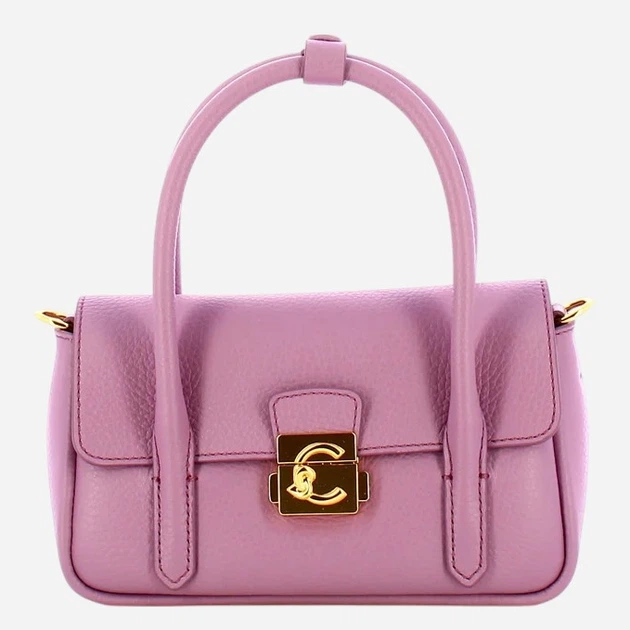 Torebka crossbody damska skórzana Coccinelle E5U4K580101-P19 Różowa - obraz 4