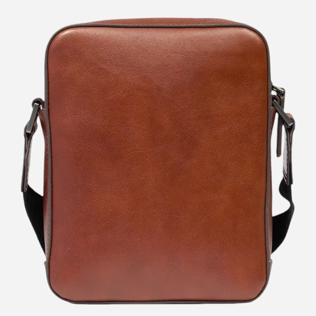 Torba listonoszka męska skórzana The Bridge 052815EX-1A Brązowa - obraz 2