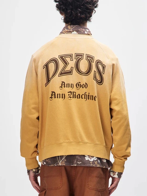 Bluza bez kaptura męska Deus Ex Machina DUF251337-YYL M Żółta - obraz 2