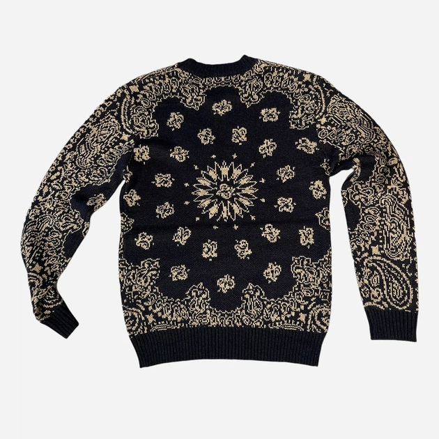 Sweter męski Tooco TOCOM-RNK-BANDANA-NAVY M Granatowy - obraz 2