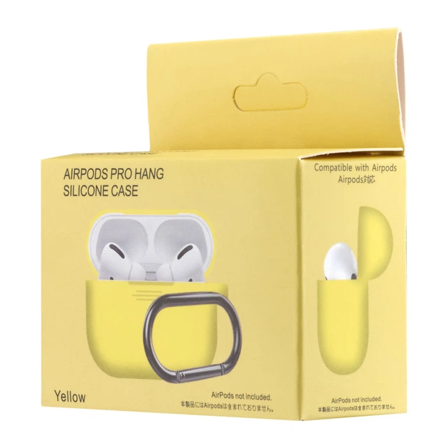 Чохол Silicone Case 1,2mm для AirPods Pro жовтий - Фото 2 Чохол Silicone Case 1,2mm для AirPods Pro жовтий - зображення 2