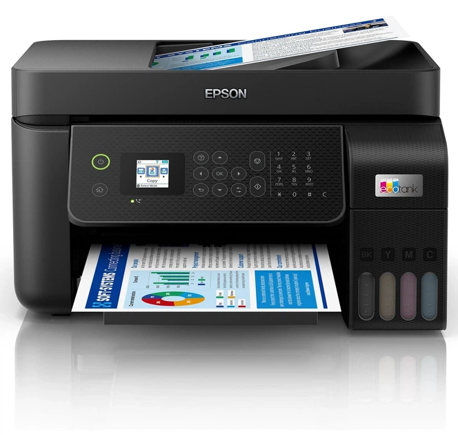 БФП ink color A4 Epson EcoTank L5290 33_15 ppm Fax ADF USB Ethernet Wi-Fi 4 inks (00117456) - Фото 1 БФП ink color A4 Epson EcoTank L5290 33_15 ppm Fax ADF USB Ethernet Wi-Fi 4 inks (00117456) - изображение 1