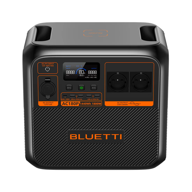 Портативна зарядна станція Bluetti AC180P (1440Wh) (AC180P) - зображення 3