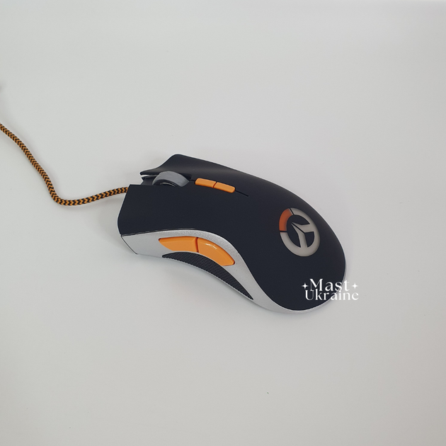 Ігрова миша DeathAdder Overwatch дротова USB з підсвічуванням 16000 dpi, оптична мишка з 7 кнопками, прогумованим коліщатком, сумісна з Windows і Mac, для геймерів, кіберспорту, офісу та дому Чорна R90161-Z - Фото 8 Ігрова миша DeathAdder Overwatch дротова USB з підсвічуванням 16000 dpi, оптична мишка з 7 кнопками, прогумованим коліщатком, сумісна з Windows і Mac, для геймерів, кіберспорту, офісу та дому Чорна R90161-Z - зображення 8