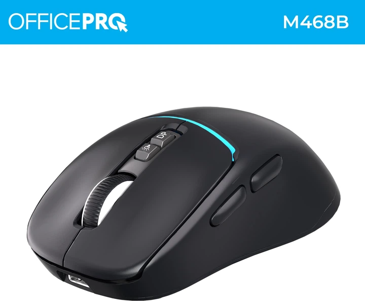 Мышка OfficePro M468B Wireless/Bluetooth Black (M468B) 326223 - изображение 4