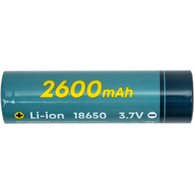 Акумулятор PowerPlant 18650 3.7V 1C 2600mah - Фото 1 Акумулятор PowerPlant 18650 3.7V 1C 2600mah - зображення 1