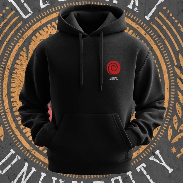 Худи для подростка мальчика с принтом Наруто Uzumaki Univer140ity Размер 160 Anime11174 - Фото 3 Худи для подростка мальчика с принтом Наруто Uzumaki Univer140ity Размер 160 Anime11174 - изображение 3