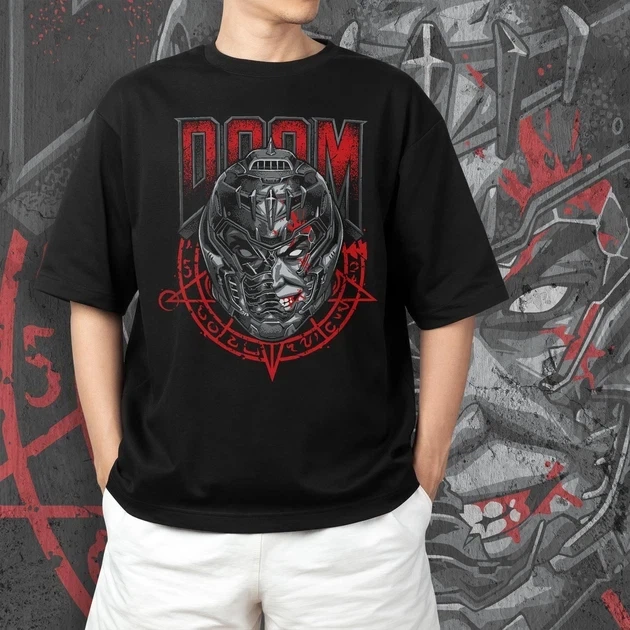 Футболка мужская с принтом Doom Doomguy WB Размер 48 Anime10Размер 48 - изображение 5