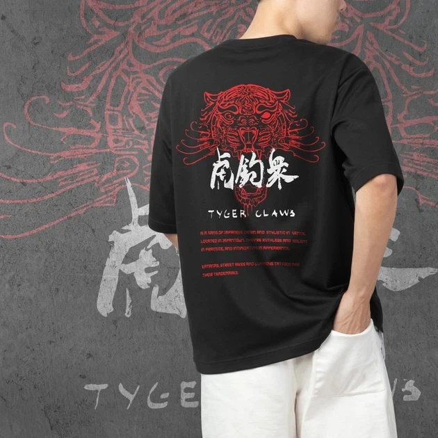 Футболка для підлітка хлопчика з принтом Киберпанк Tyger Claw140 Розмір 160 Anime10552 - зображення 4