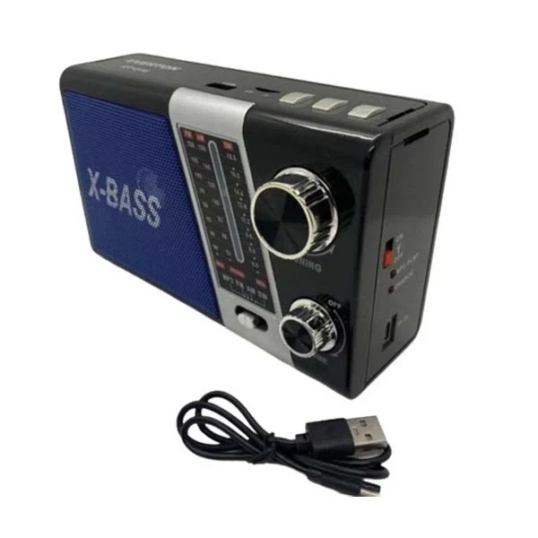 Портативный радиоприемник Everton RT-816 FM/AM/SW/Bluetooth/USB/фонарик - Фото 2 Портативный радиоприемник Everton RT-816 FM/AM/SW/Bluetooth/USB/фонарик - изображение 2