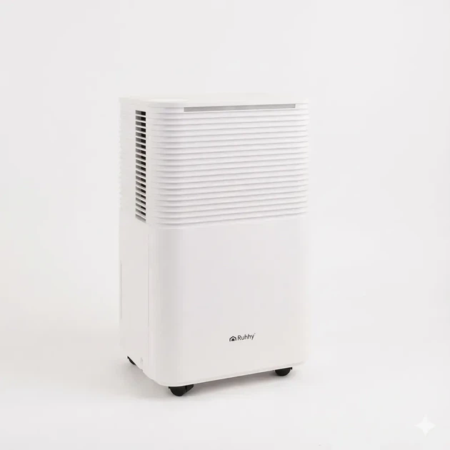 Осушувач повітря RUHHY DRYZIX 500, 12 л/24 год, гігростат і Wi-Fi - Фото 2 Осушувач повітря RUHHY DRYZIX 500, 12 л/24 год, гігростат і Wi-Fi - изображение 2