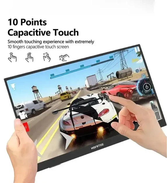 Портативный монитор HGFRTEE B160-SZF06L1-T (16 HDR10 IPS) Type-C 60Hz - Фото 4 Портативный монитор HGFRTEE B160-SZF06L1-T (16 HDR10 IPS) Type-C 60Hz - изображение 4