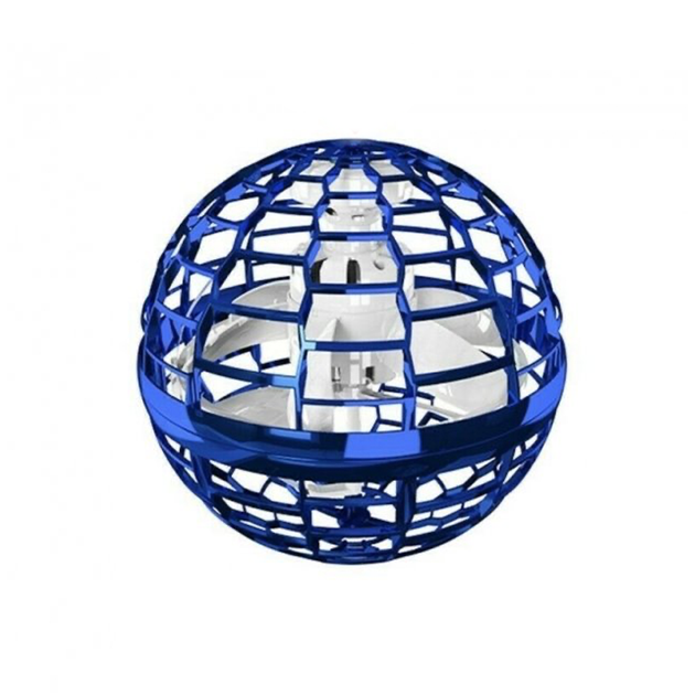 Летающий слой-спиннер с подсветкой FLYING SPINNER, 9,5 см, Синий / Детская интерактивная игрушка мяч бумеранг - Фото 3 Летающий слой-спиннер с подсветкой FLYING SPINNER, 9,5 см, Синий / Детская интерактивная игрушка мяч бумеранг - изображение 3